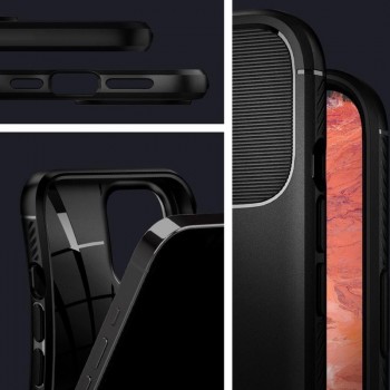 Spigen rugged armor guminis dėklas (Apple Iphone 12 Pro Max) Spigen rugged armor guminis dėklas (Apple Iphone 12 Pro Max)
